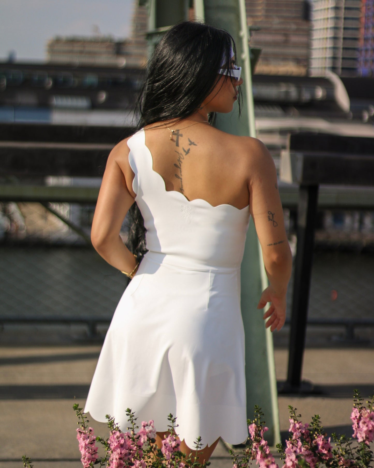 Velira Wave One Shoulder Dress