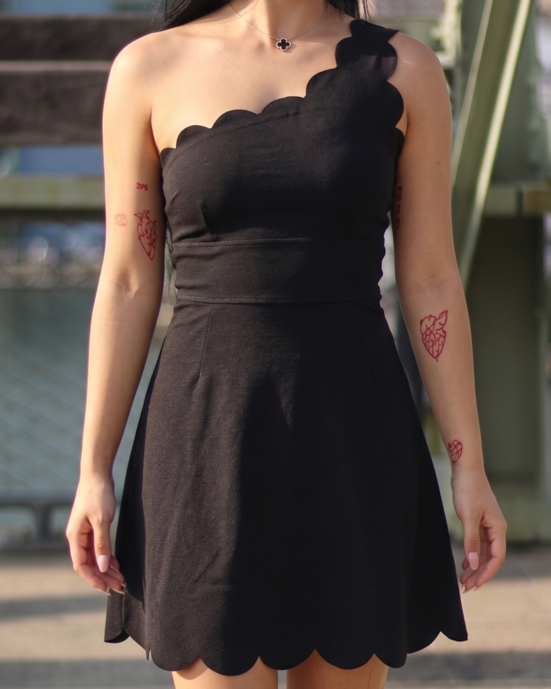 Velira Wave One Shoulder Dress